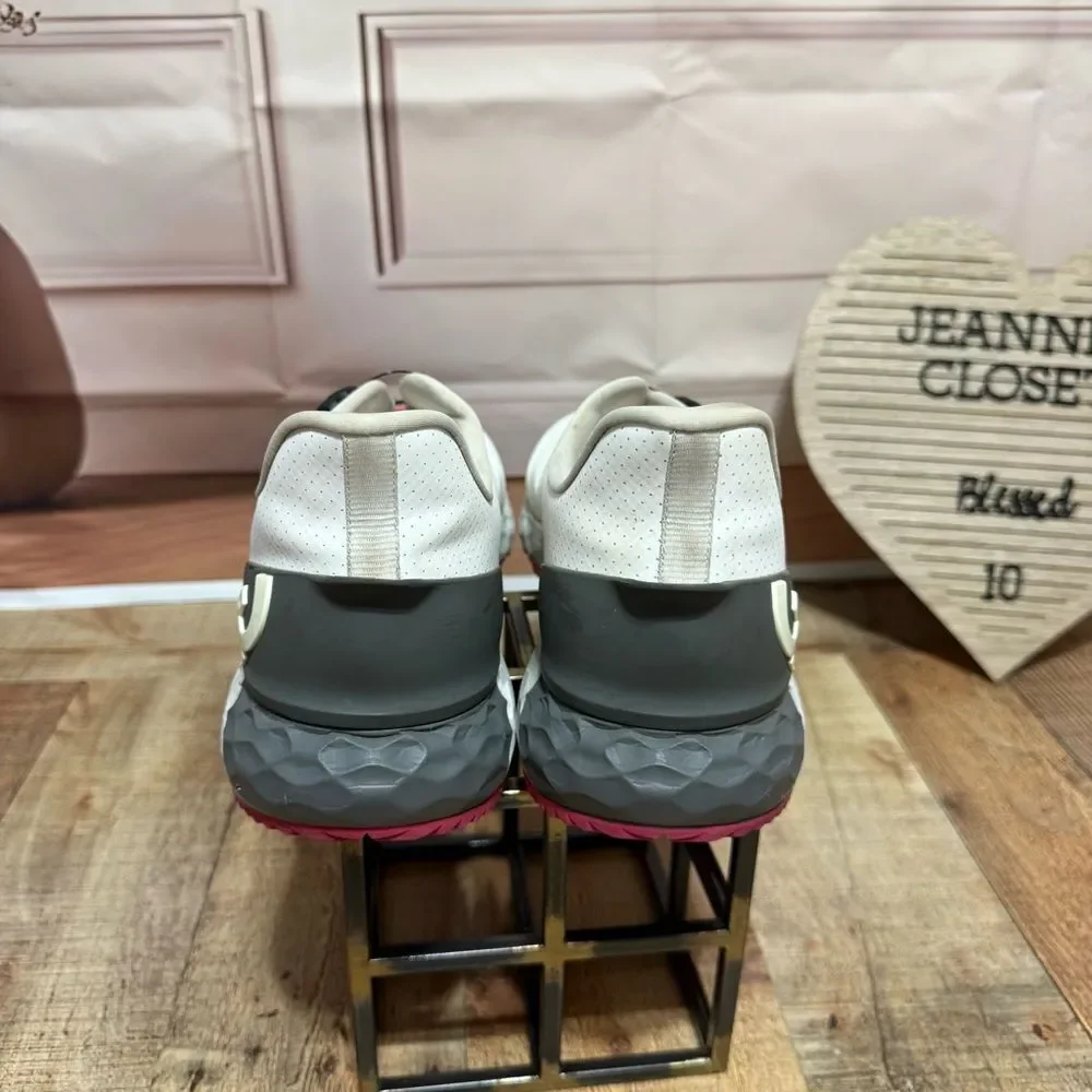 G/Fore G/Drive Golf Shoes Snow White Pink Men's Size 14 PRAY FOR BIRDIES